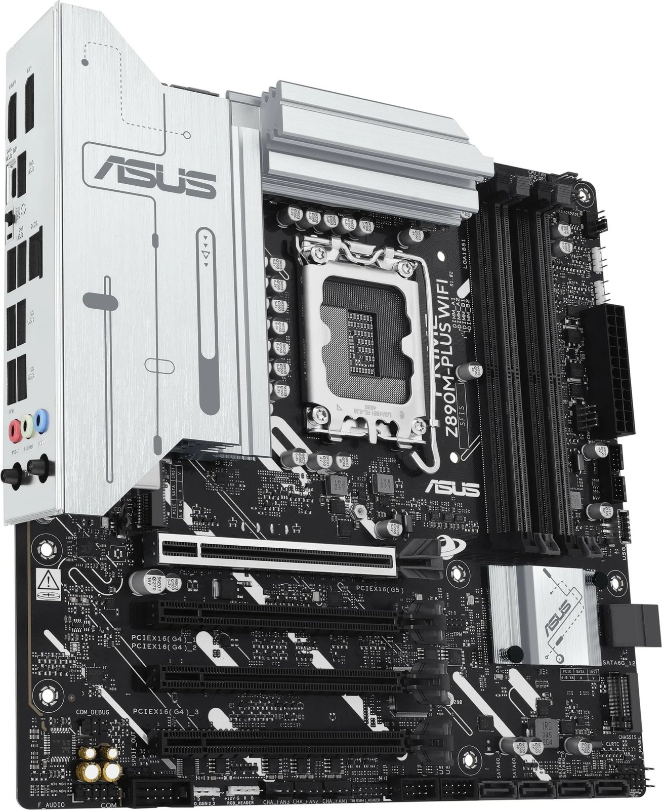 Pllakë amë ASUS PRIME Z890M-PLUS WIFI, Intel, LGA 1851, DDR5, 192 GB Pllakë amë ASUS PRIME Z890M-PLUS WIFI, Intel, LGA 1851, DDR5, 192 GB