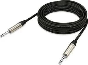 Kabllo instrumentale Behringer GIC-600, 6m, 1/4" mono jack, e zezë