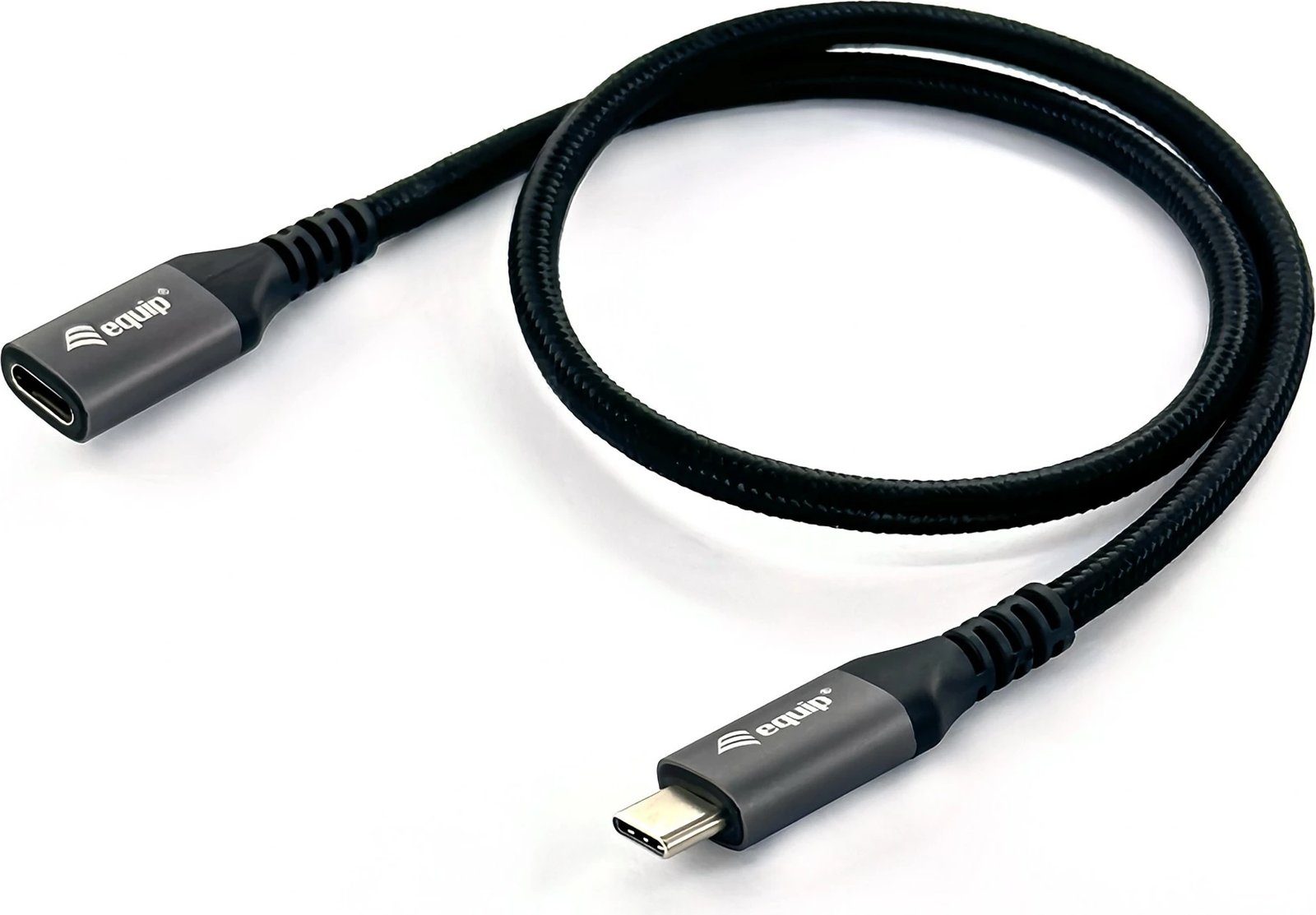 Kabllo USB C në C Equip 128371, 1m, USB 3.2 Gen 2, 10Gbps, e zezë