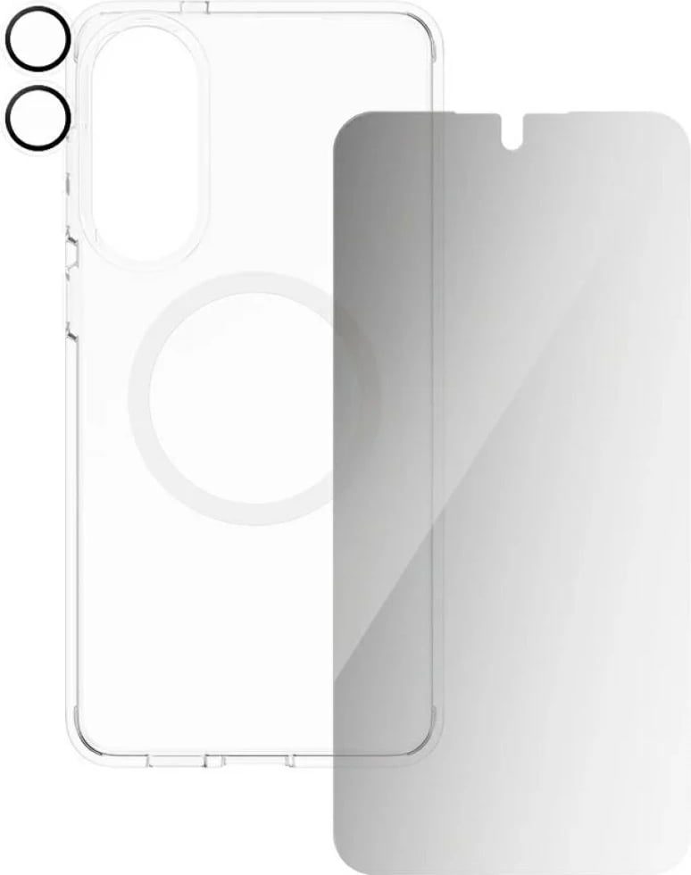 Set mbrojtës 3-në-1 PanzerGlass CARE për Samsung Galaxy S25 Edge, transparent