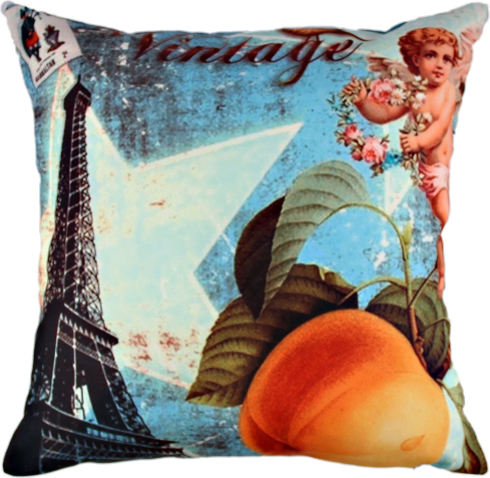 Jastëk dekorativ, shumëngjyrësh, Evila Originals, A10845, 43x43cm