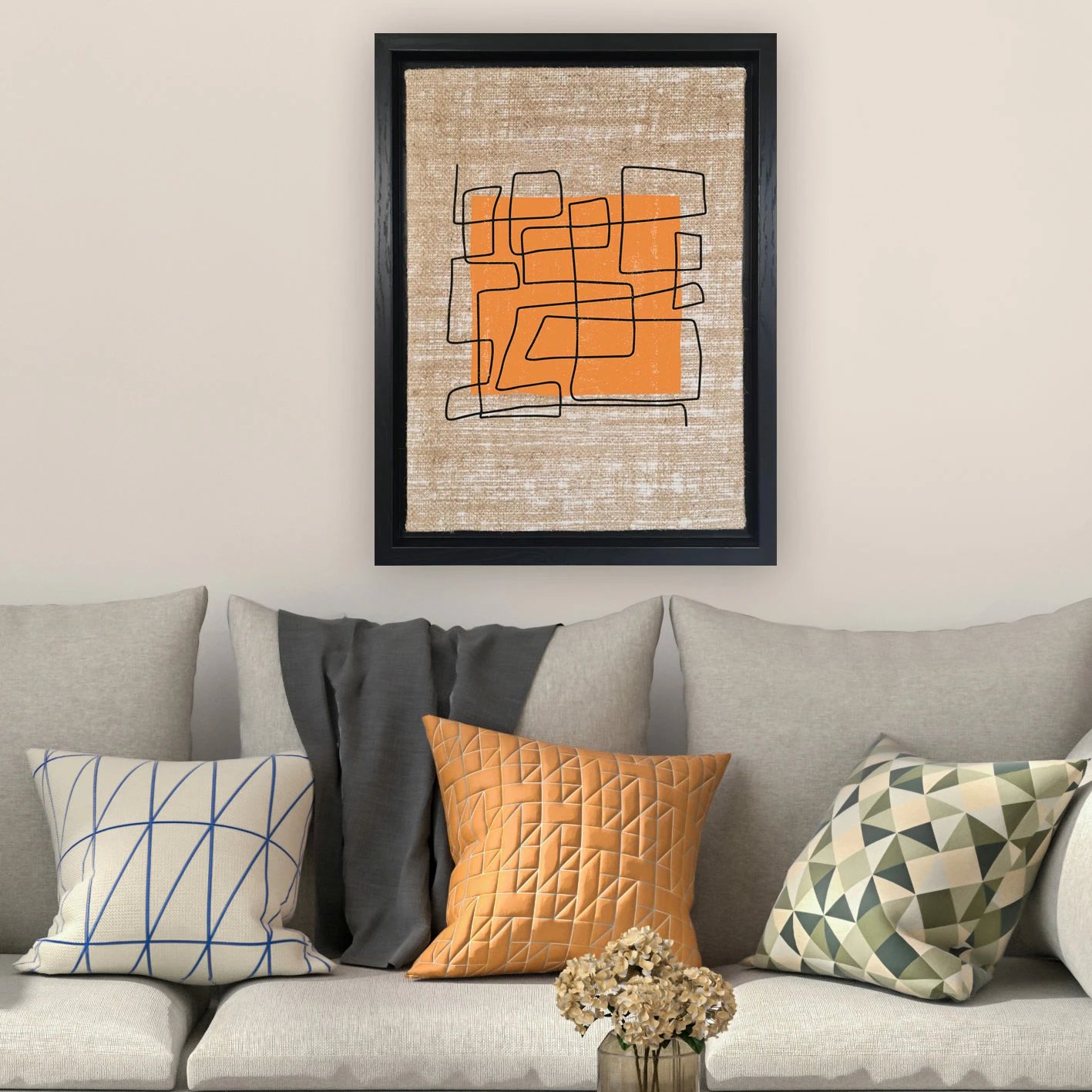 Pikturë dekorative në kanavacë, shumëngjyrëshe, Wallity, LSJ41815735944 - 4666