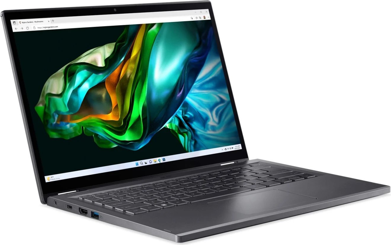Laptop Acer Aspire 5 Spin, 14", Intel Core i5, 16GB RAM, 512GB SSD, Intel Iris Xe Graphics, hiri