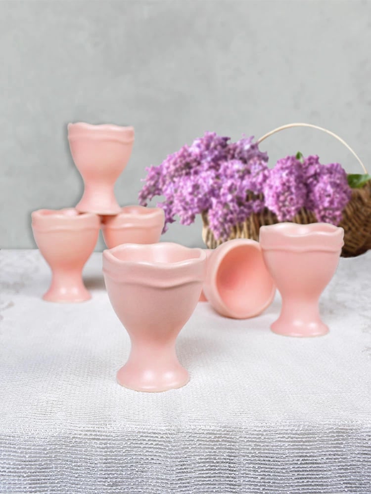 Set gotash për vezë, 6 copë, Hermia Concept, rozë, ST005106F971A0000000AV0700 Set gotash për vezë, 6 copë, Hermia Concept, rozë, ST005106F971A0000000AV0700