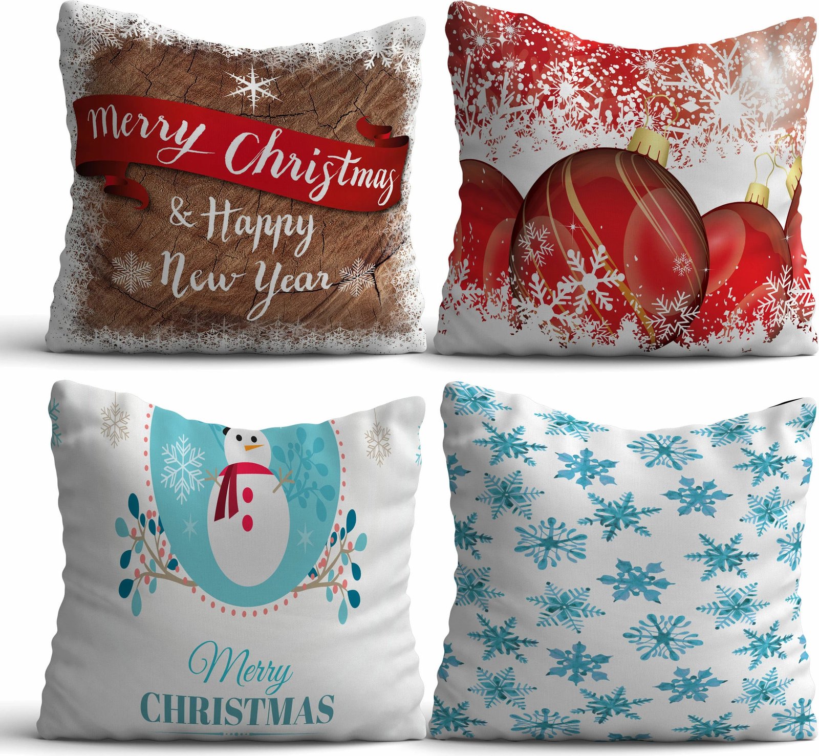 Set jastëkësh dekorativ (4 copë), Aberto Design, NYXMAS12