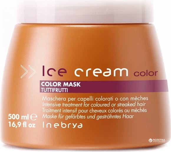 Maskë për flokë Inebrya Ice Cream TuttiFrutti 500 ml