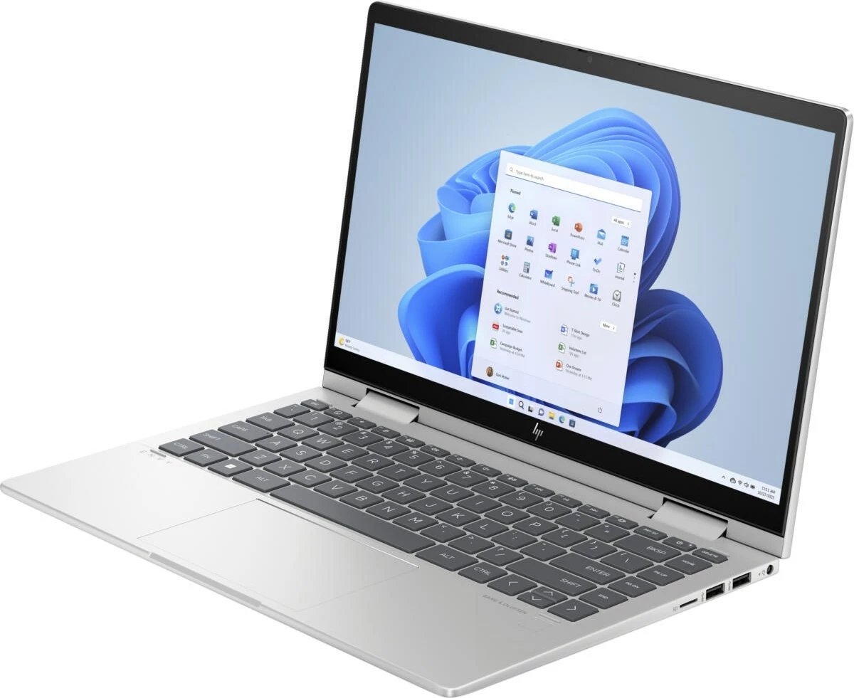 Laptop hibrid HP Envy x360 14-es1013dx, Intel Core 5 120U, 8 GB RAM, 512 GB SSD, 14" Touch, Argjendtë