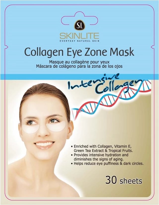 Maskë për sy SKINLITE Collagen Eye Zone Mask për femra, 30 copë