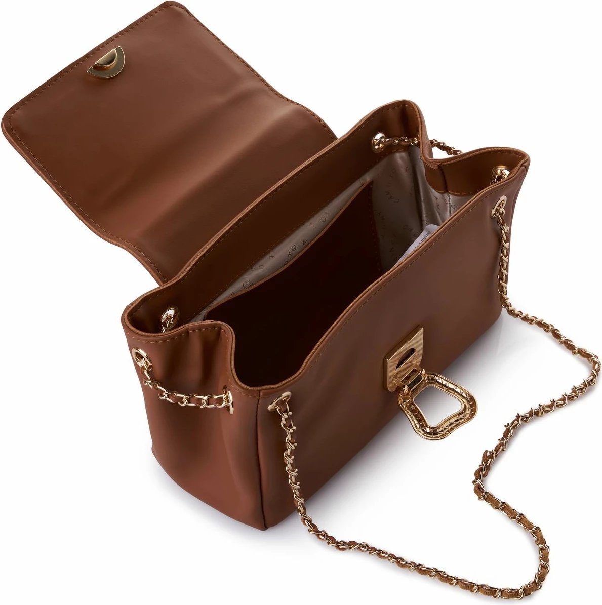 Çantë krahu Vince Camuto, Siena v2, ngjyrë kafe e hapur (tan)