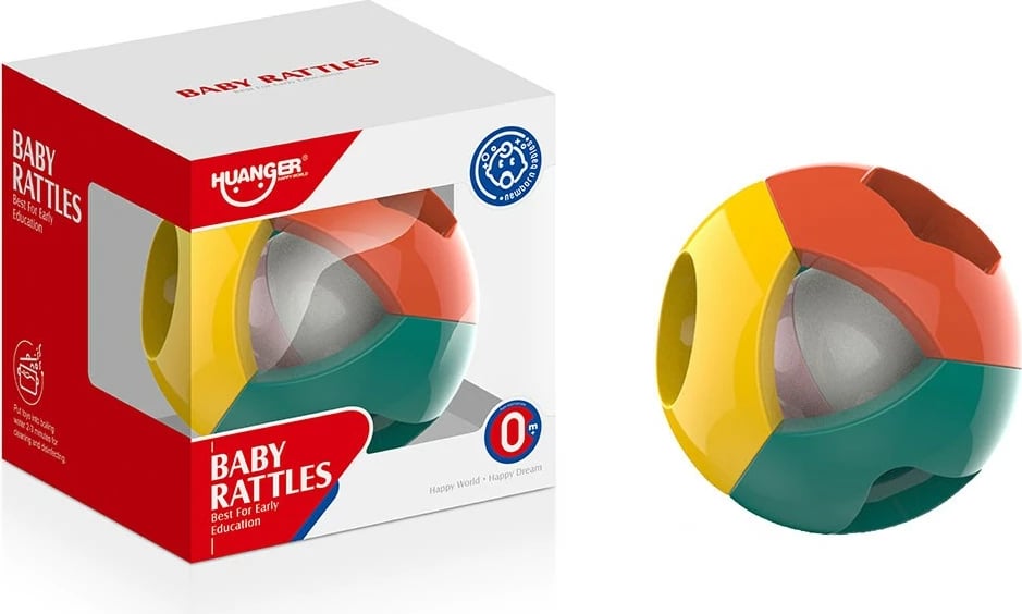 Lodër gringëlluese për bebe, Baby Mix Balloon, plastikë, 0m+, shumëngjyrëshe