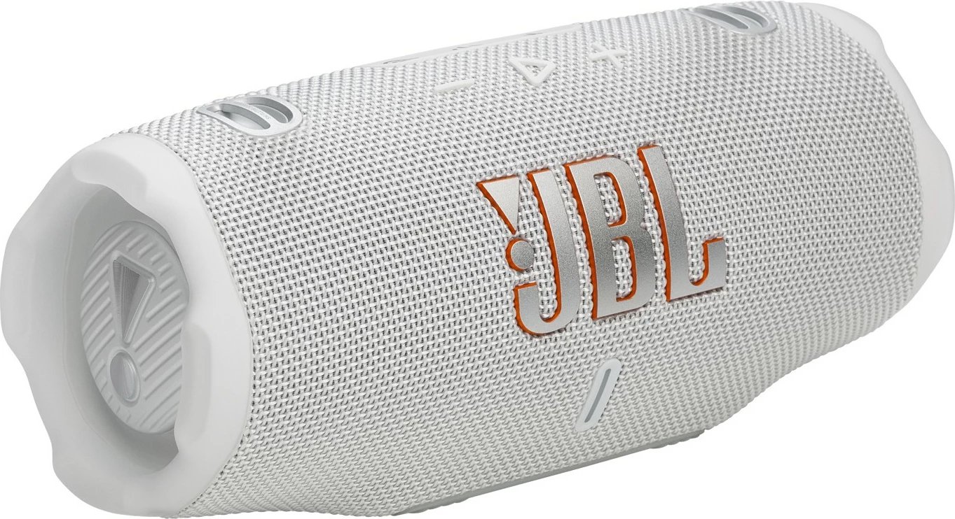 Altoparlant JBL Charge 6, 45W, 24 orë bateri, Bluetooth 5.4, i bardhë