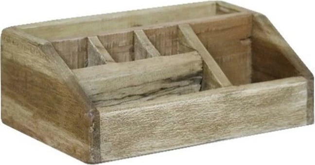 Mbajtës lapsash Nextdeco Tribeca, dru mahogany, 27x17x10cm