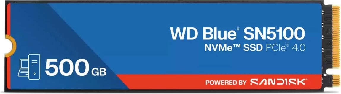 SSD M.2 Western Digital WD Blue SN5100 500GB NVMe PCIe 4.0