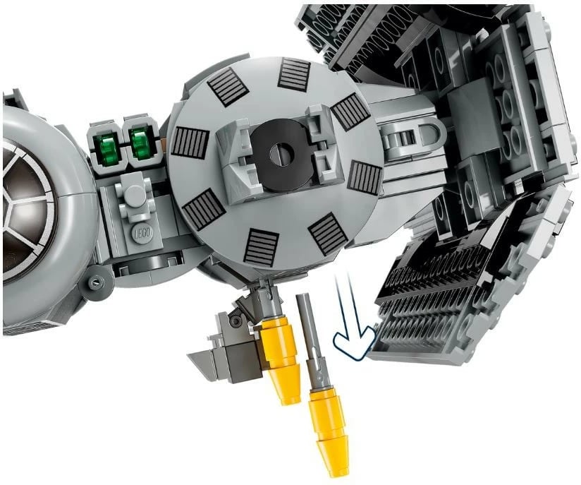 Set LEGO Star Wars TIE Bomber 75347, 625 pjesë, me minifigura, Gri