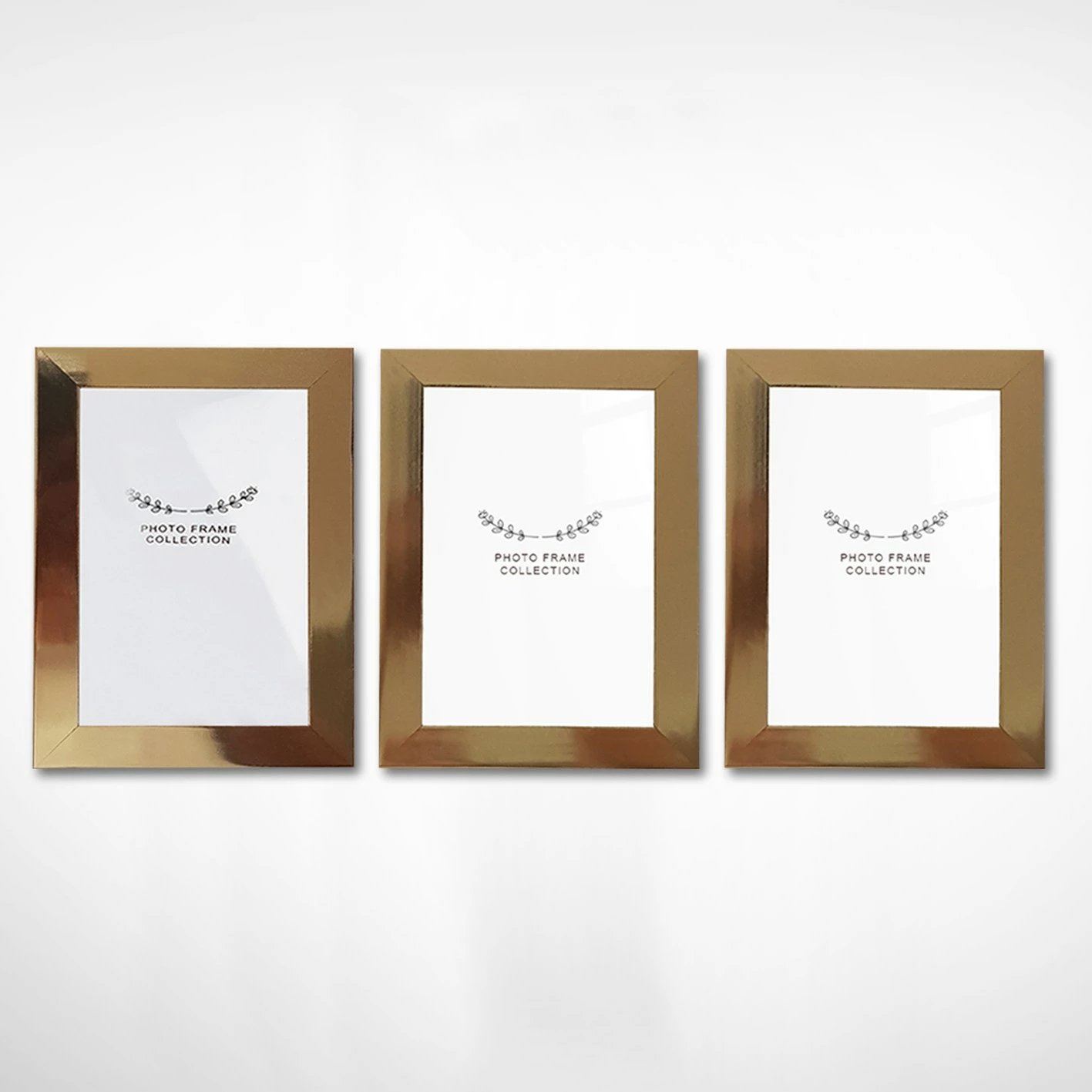 Korniza fotografish (3 copë), ngjyrë ari, Evila Originals, 15x21cm, 3IAFC1022_1521
