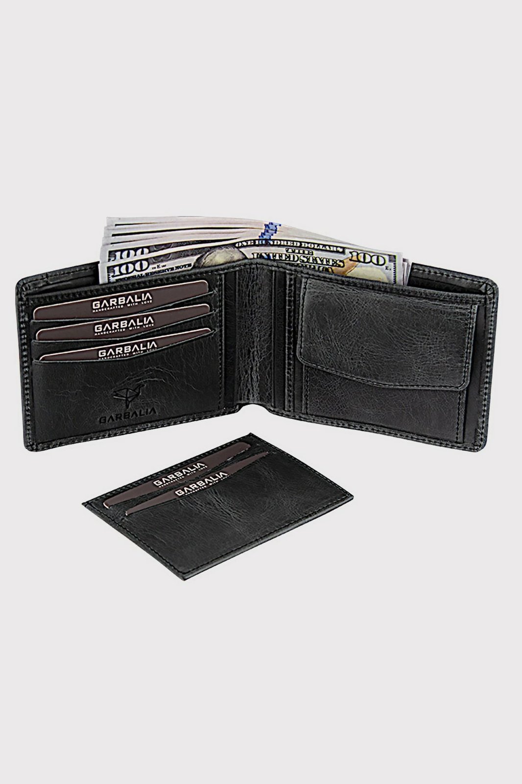 Mbajtës kartelash Zoozie Bags, Kanguru, ngjyrë e zezë