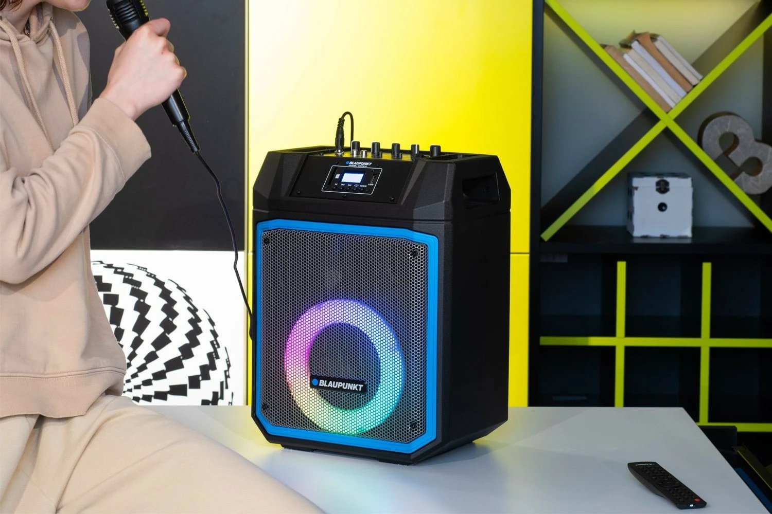 Sistem audio Blaupunkt MB06.2, 500W, Bluetooth, Karaoke, LED, i zi