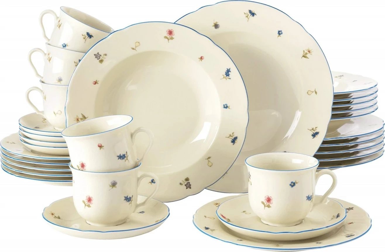 Set enë për darkë Seltmann Marie-Luise Streublume, për 6 persona