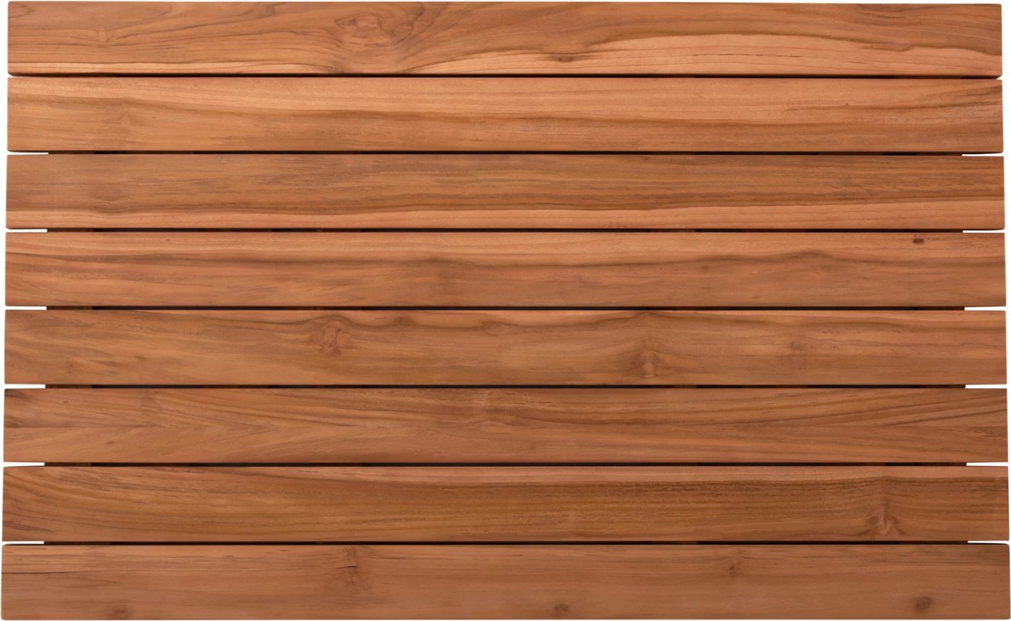 Sipërfaqe tavoline drejtkëndore, dru TEAK, ngjyrë natyrale, 130x80x4 cm