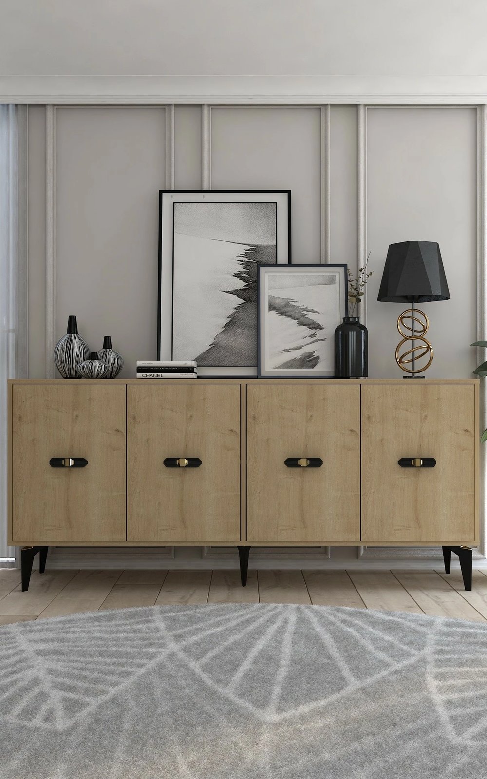 Konsol Sapphire Oak, Skye Decor, Fly