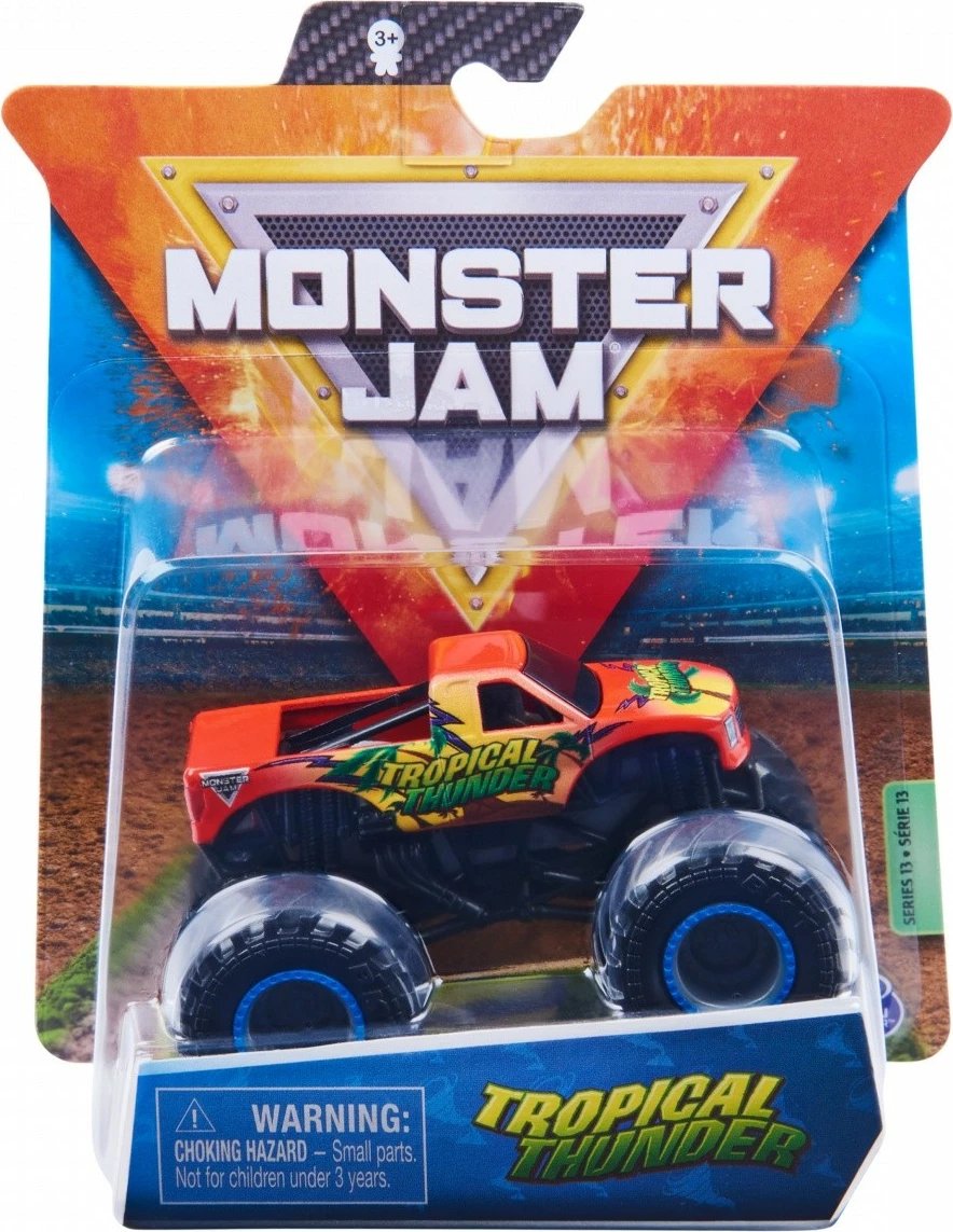 Lodër veturë Monster Jam Spin Master 1:64, metal dhe plastikë, ngjyra të përziera, 1 copë Lodër veturë Monster Jam Spin Master 1:64, metal dhe plastikë, ngjyra të përziera, 1 copë