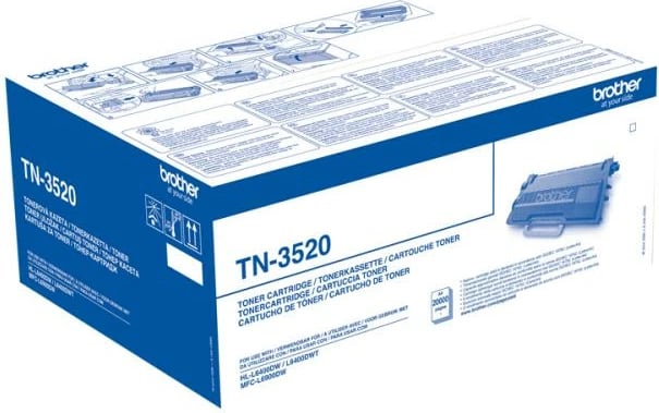 Toner Brother TN-3520 rendiment 9,750–23,700 faqe, i zi