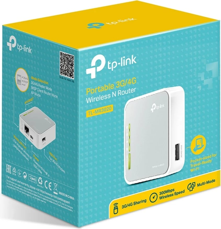 Ruter TP-Link, 2.4 GHz, 3G, i bardhë