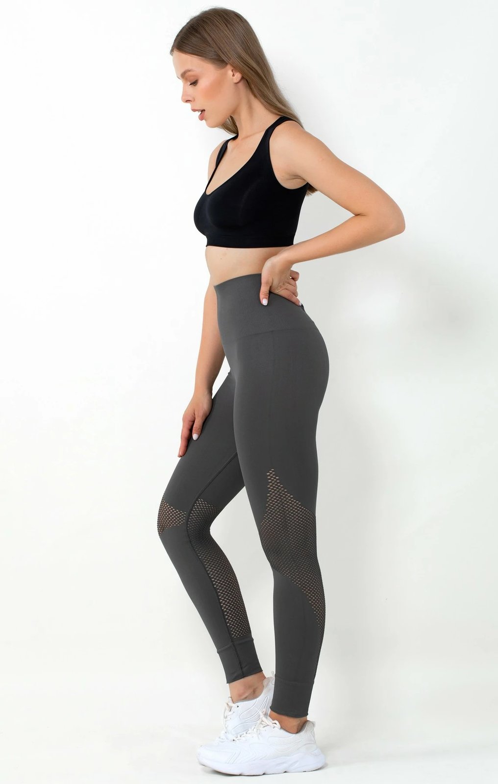 Leggins ngjyrë qymyr, 001-001380