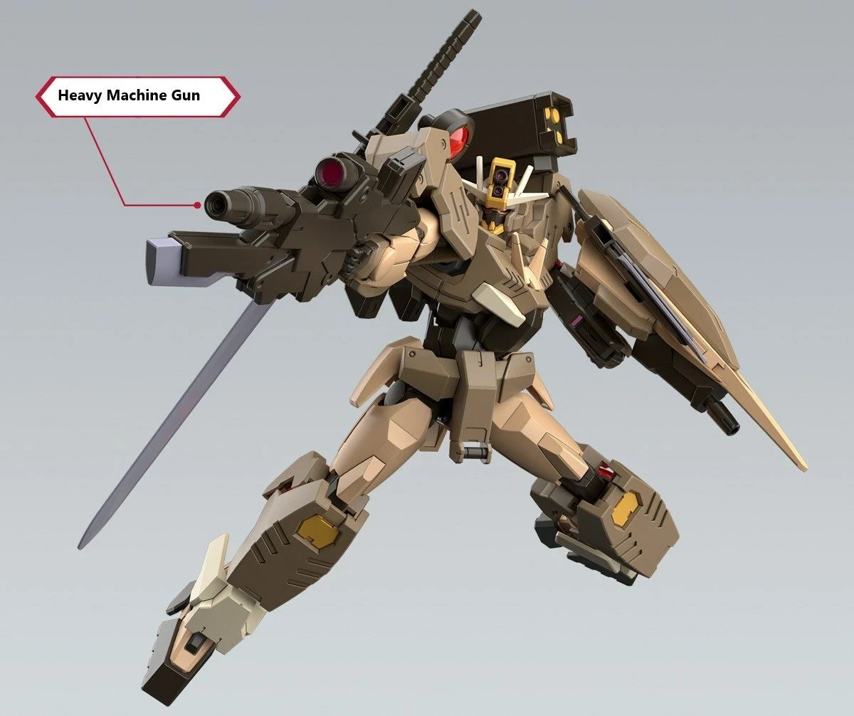 Model ndërtimi Gundam Bandai HGBM 1/144 00 Command Qan[T] Desert Type