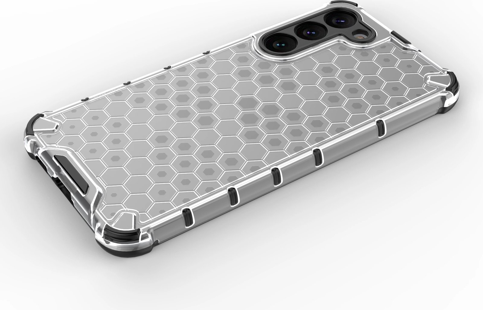 Mbështjellës Hurtel Honeycomb për Samsung Galaxy S23+, transparent