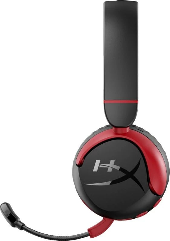 Kufje me mikrofon wireless HyperX Cloud Mini 7G8F1AA Bluetooth, bateri deri 25 orë, për fëmijë 8–12 vjeç, Black/Red