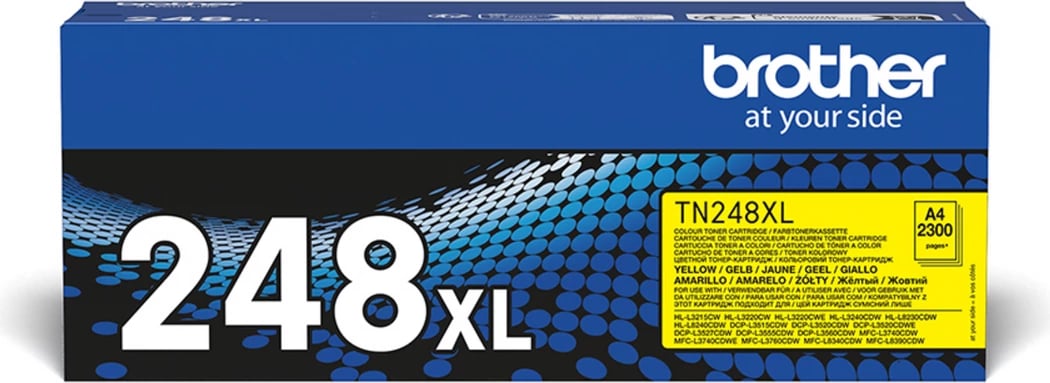 Toner, Brother TN-248XLY XL 2300 faqe, verdhë