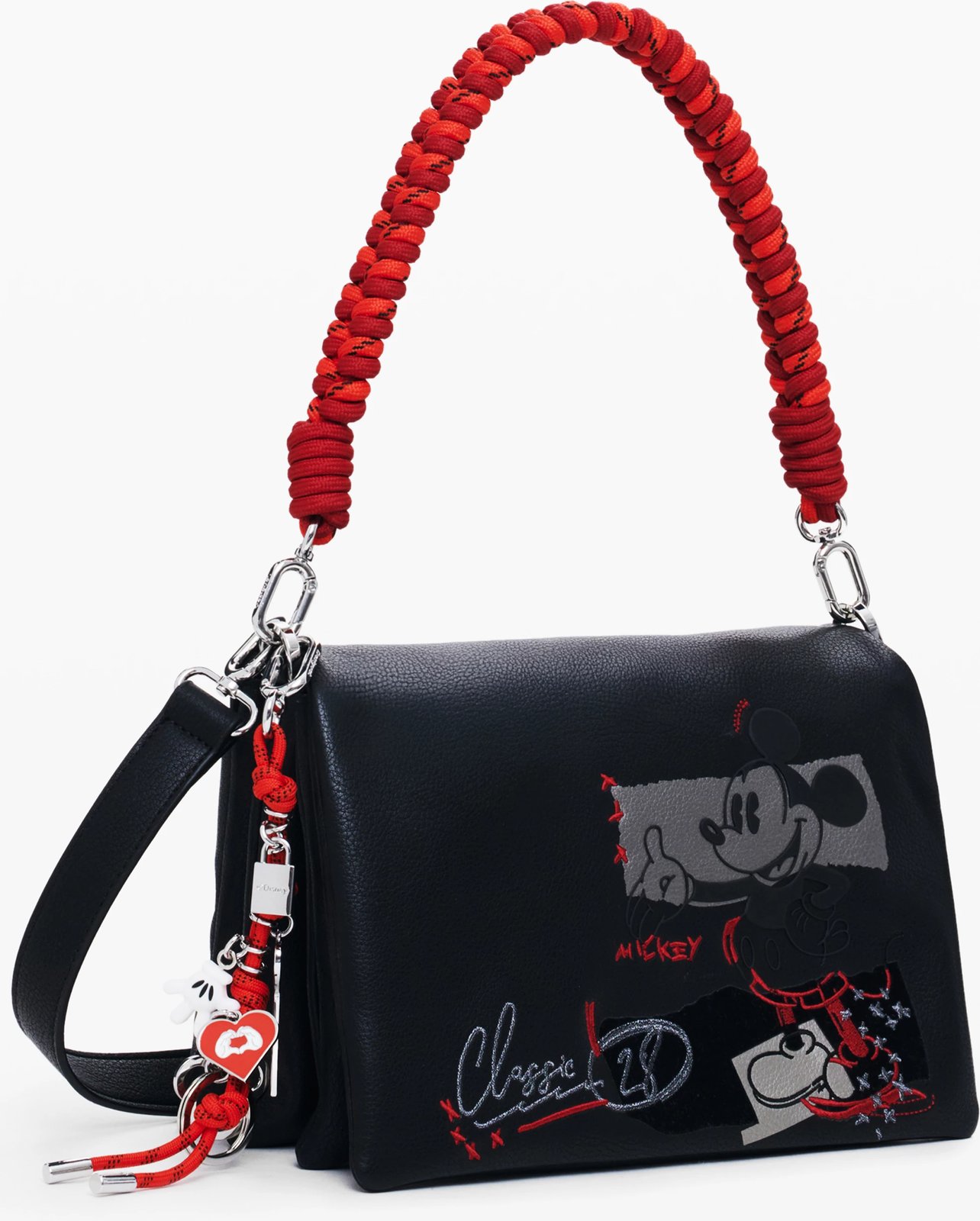 Çantë për femra DESIGUAL Mickey Rock Dortmund, e zezë