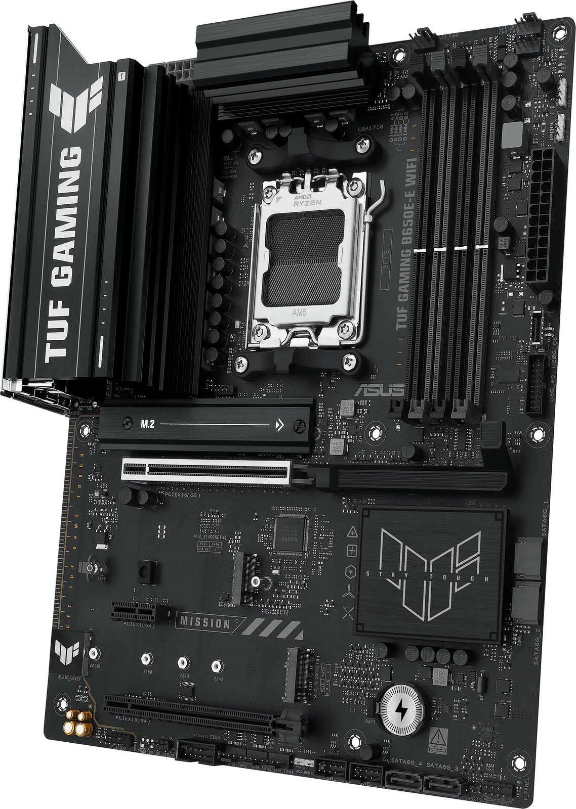Pllakë amë ASUS TUF GAMING B650E-E WIFI, Socket AM5, DDR5, Wi-Fi, e zezë