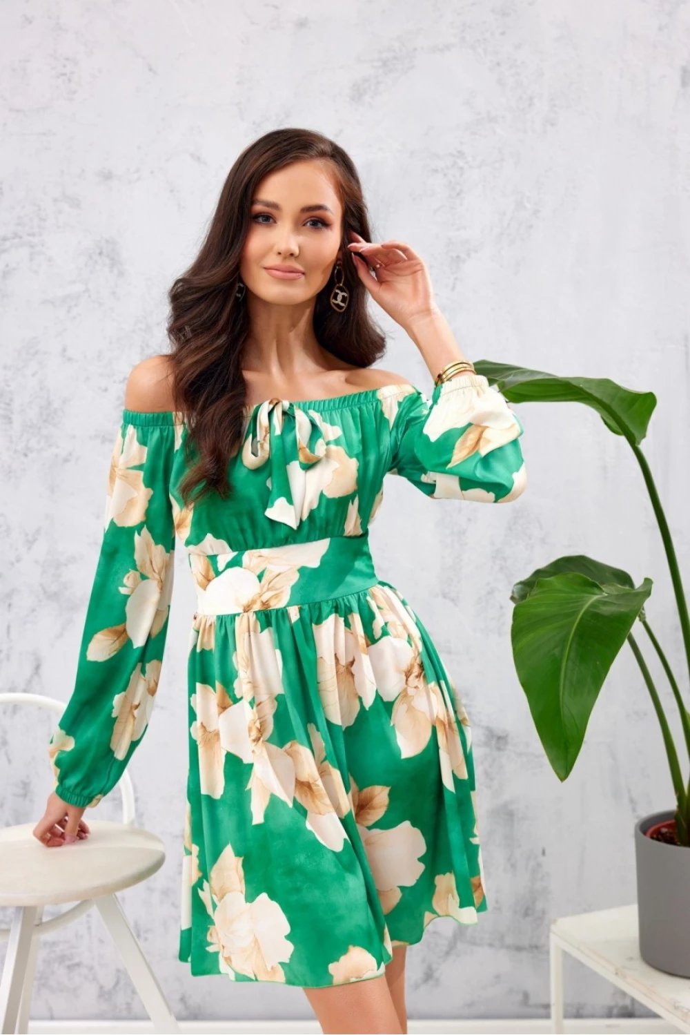 Fustan Roco Fashion 176902, i gjelbër