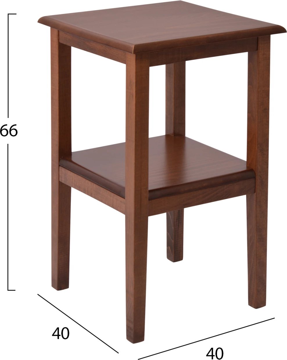 Tavolinë anësore 40x40 ngjyrë arre FH8251