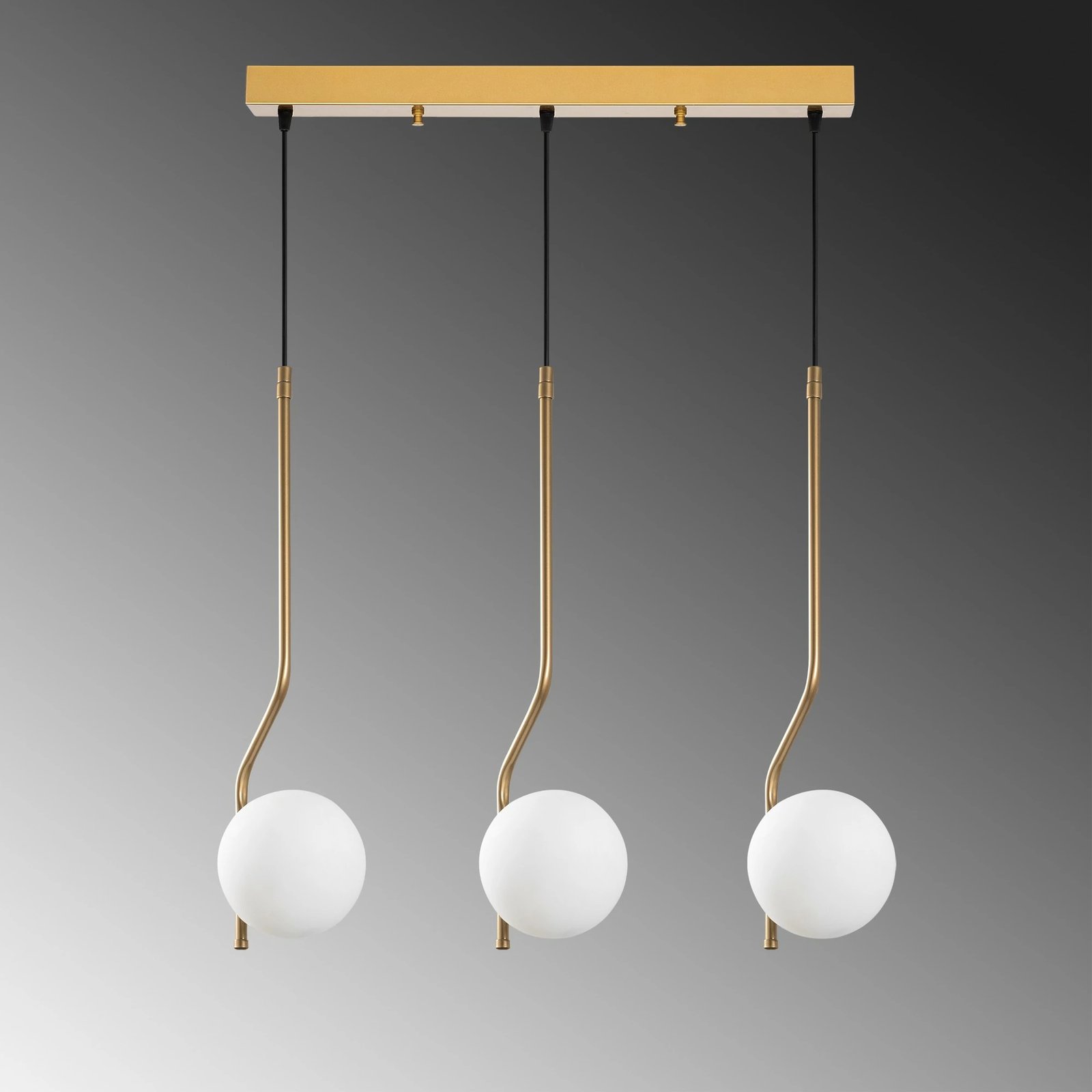 Llambë tavani Opviq, Tulıp, ngjyrë ari, 70x15x110cm