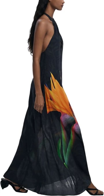 Fustan Desigual për femra, i zi