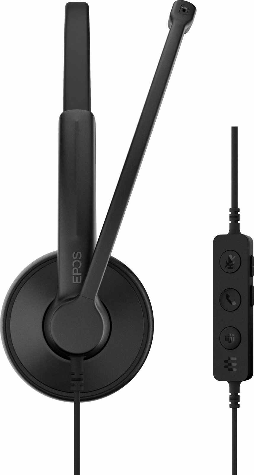 Kufje EPOS IMPACT 100 UC STEREO, USB-C+A, e zezë