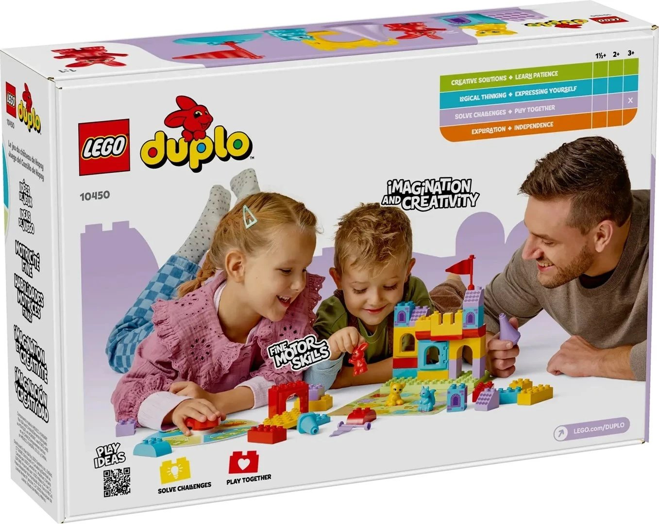 Set lodrash LEGO DUPLO Hopsy's Castle Game, 47 pjesë, shumëngjyrëshe Set lodrash LEGO DUPLO Hopsy's Castle Game, 47 pjesë, shumëngjyrëshe