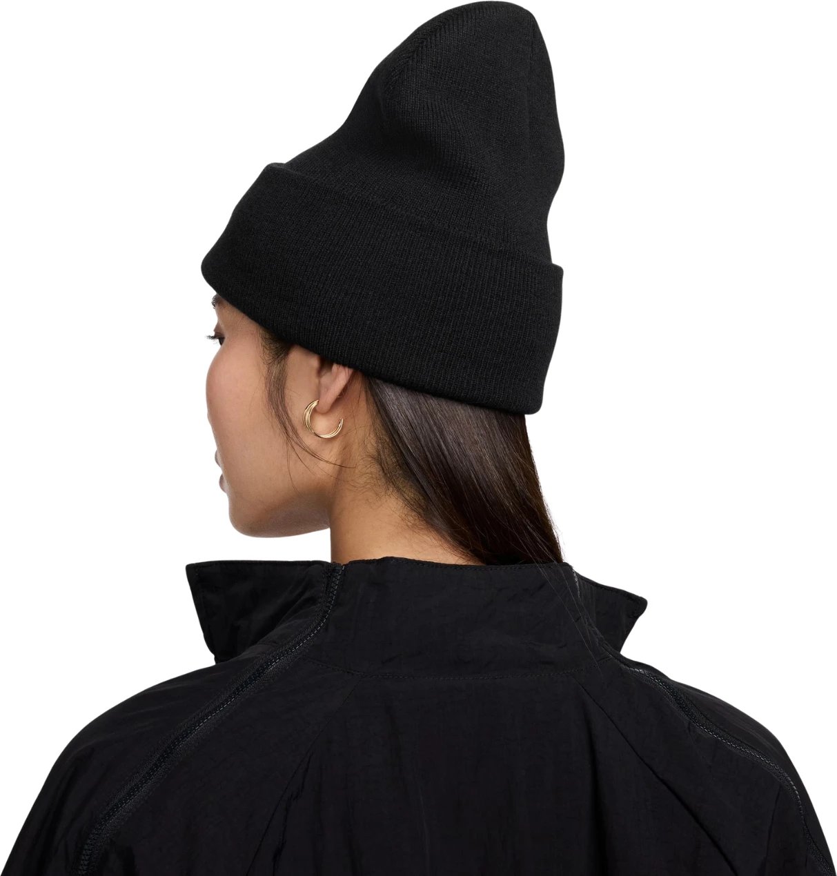 Kapelë dimri Nike unisex, e zezë