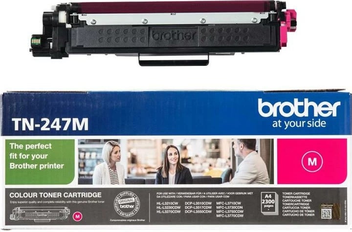 Toner Brother TN-247 TN247M 2300 faqe origjinal magenta