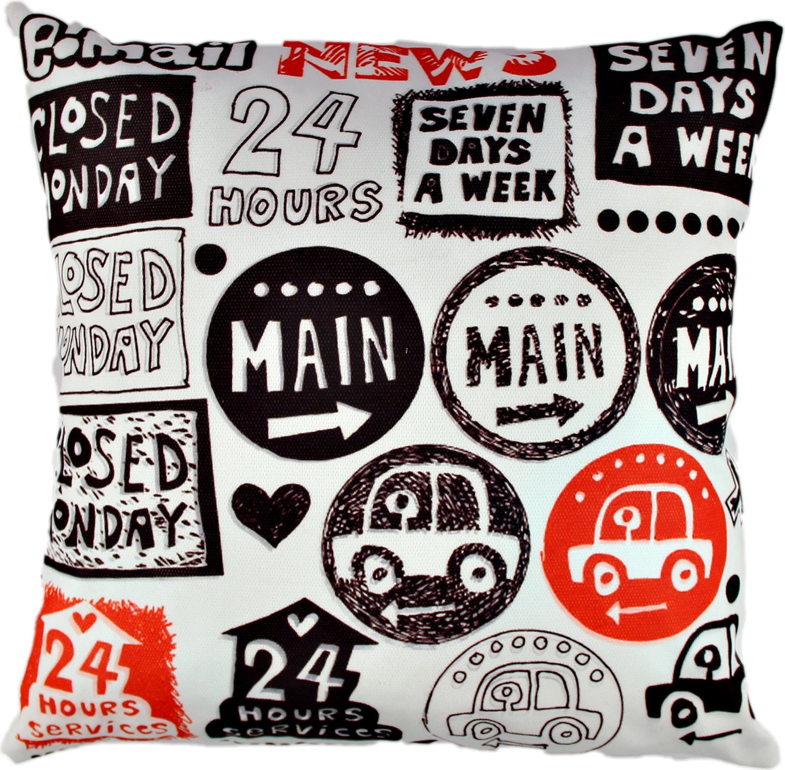 Jastëk dekorativ Evila Originals, shumëngjyrësh, A10832, 43x43cm