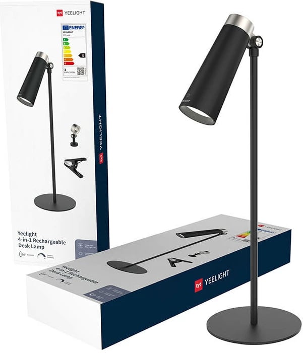 Llambë tavoline Yeelight 4-në-1, YLYTD-0011, 1800mAh, USB-C, e zezë