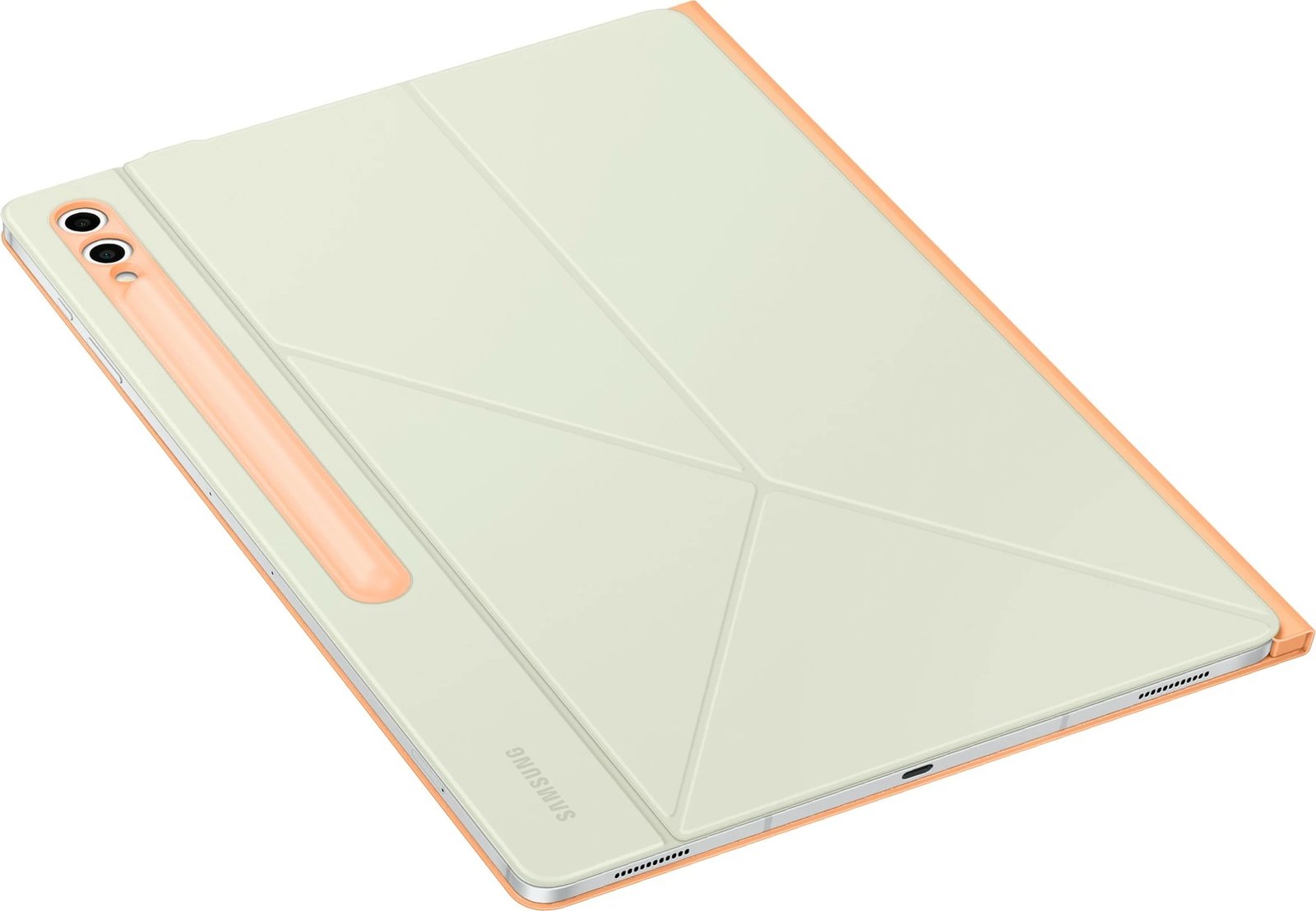 Mbështjellës folio Samsung Galaxy Tab S10 Ultra, S9 Ultra, 37.1 cm (14.6"), portokalli