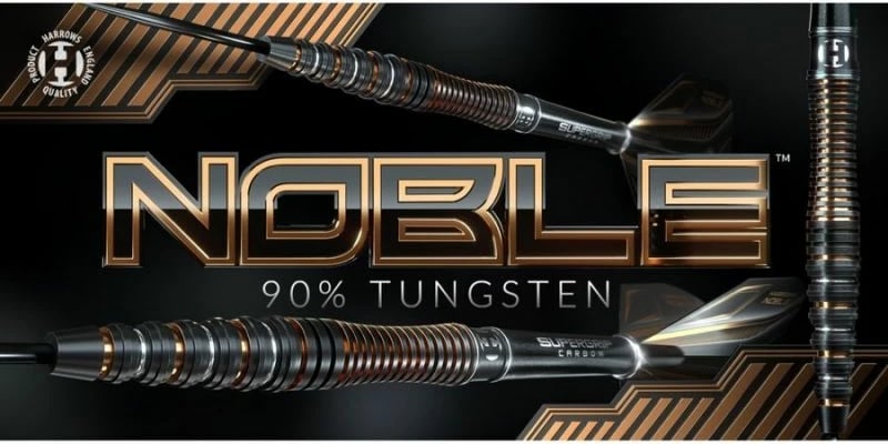 Shigjeta darts Harrows, unisex, të zeza