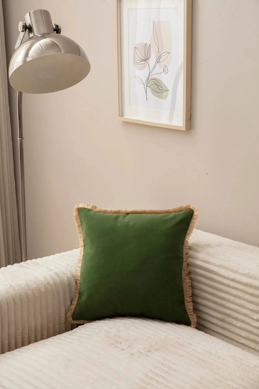 Jastëk mbulesë, ngjyrë e gjelbër, Evila Originals, 43x43cm