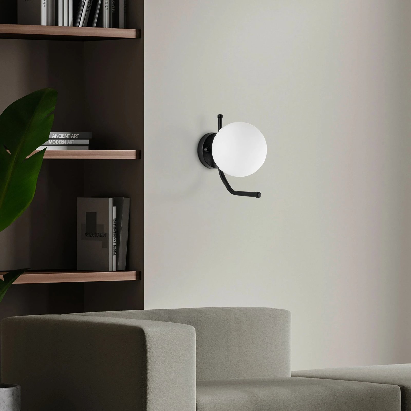 Llambë muri Opviq, Faruk - 13727, ngjyrë e zezë Llambë muri Opviq, Faruk - 13727, ngjyrë e zezë