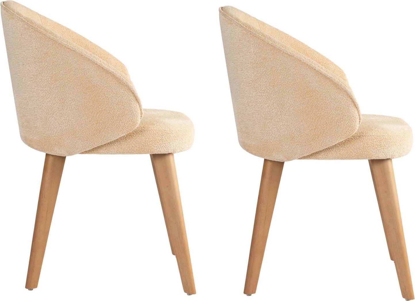 Set karrigesh (2 copë), Skye Decor, Bentley, bezhë, dushk i çelët