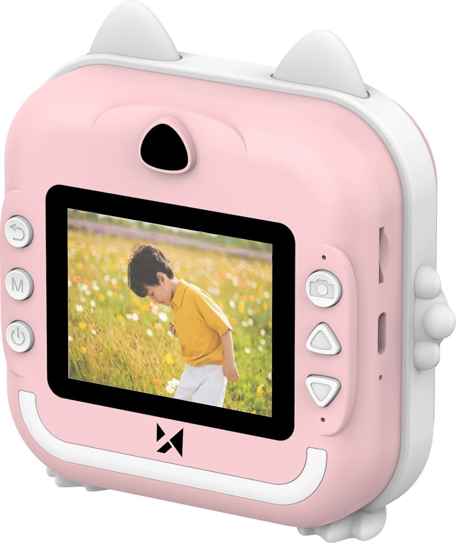 Kamerë digjitale për fëmijë Wozinsky WDT-01 me printer termik, 48MP, 2.4", Rozë